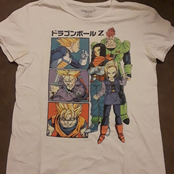 White Dragonball Z T-Shirt - Picture 1 of 1